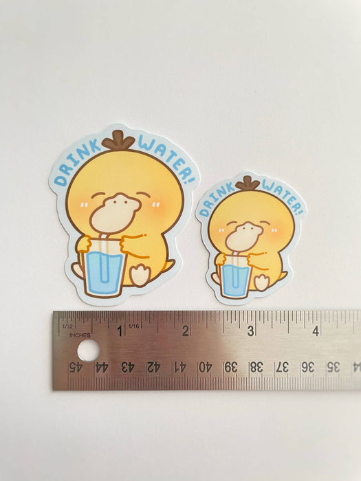 Silly Psyduck Waterproof Stickers