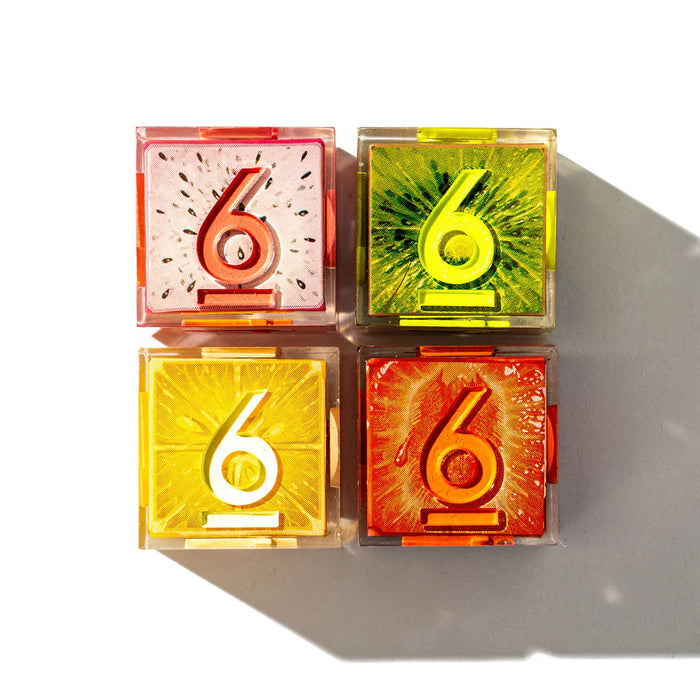 Fruit Slice 4 - Piece Iconic D6 Set