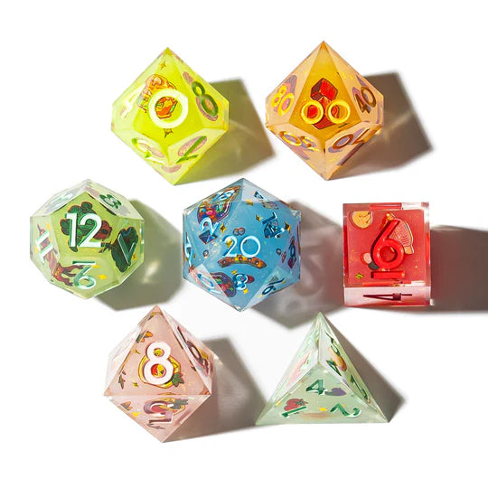 Dispel Dice: Delicious in Dungeon 7-Piece Iconic Dice Set