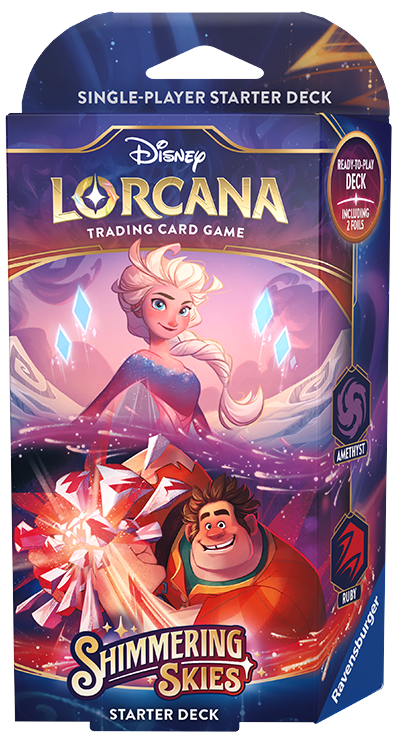 generic lorcana tcg: shimmering skies: starter decks: both emerald Disney Lorcana TCG: Shimmering Skies