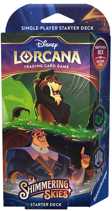 lorcana set 7 starter decks Disney Lorcana TCG: Shimmering Skies