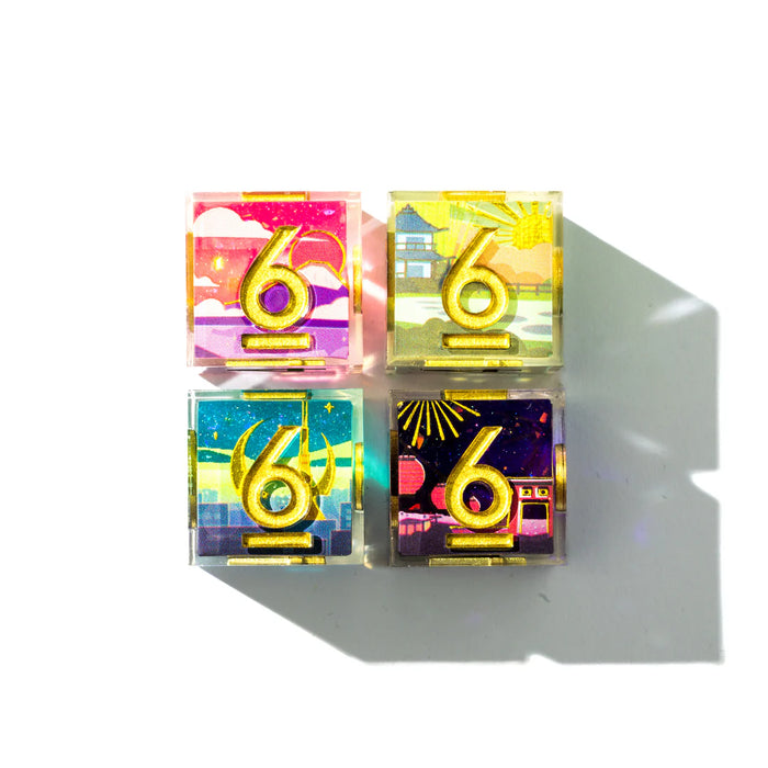 Dispel Dice: Japan 4-Piece Iconic D6 Set