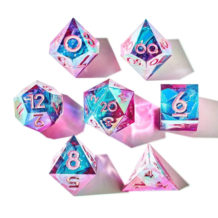 Dispel Dice: Mermaid's Laughter 7-Piece Iridescent Dice Set