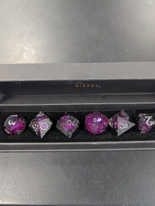 Dispel Dice: Bloodmoon 7-Piece Liquid Core Dice Set