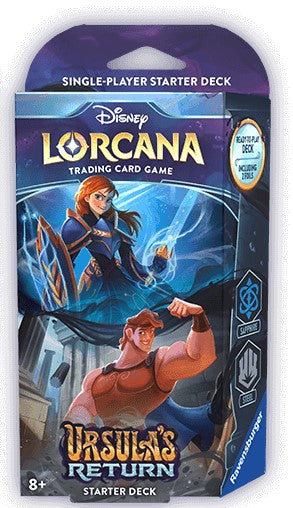 lorcana set 4 starter decks Disney Lorcana Starter Deck Sapphire & Steel (Ursula's Return)