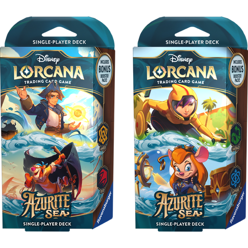 Disney Lorcana TCG: Azurite Sea | Starter Deck Victory Point Games LLC Disney Lorcana TCG: Azurite Sea | Starter Deck Victory Point Games LLC