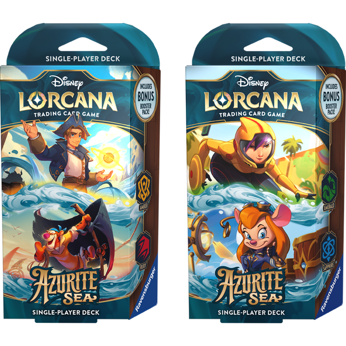 Disney Lorcana TCG: Azurite Sea | Starter Deck (Pre-Order)