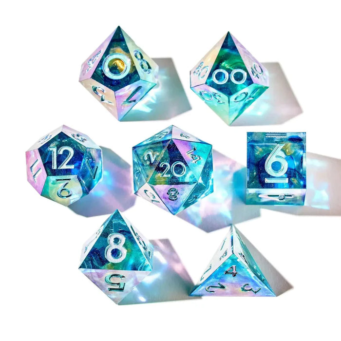 Siren's Tears 7-Piece Iridescent Dice Set