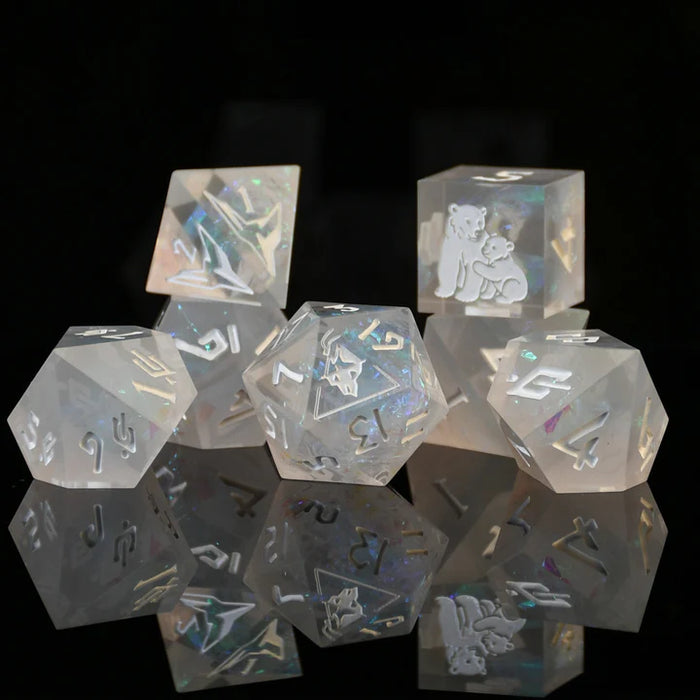Sharp-Edged Resin Dice