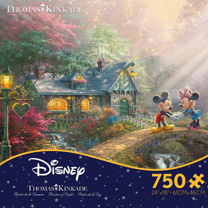 Disney Puzzles: Mickey And Minnie Sweetheart Bridge 750 Pieces