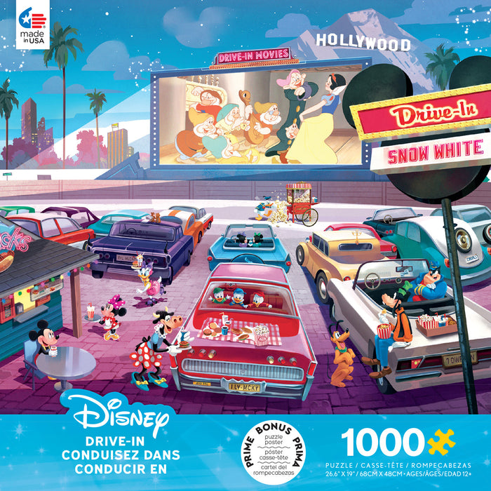 Disney Puzzles: Drive In 1000 Pieces