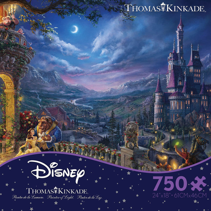 Disney Puzzles: Thomas Kinkade - Beauty And The Beast 750 Pieces
