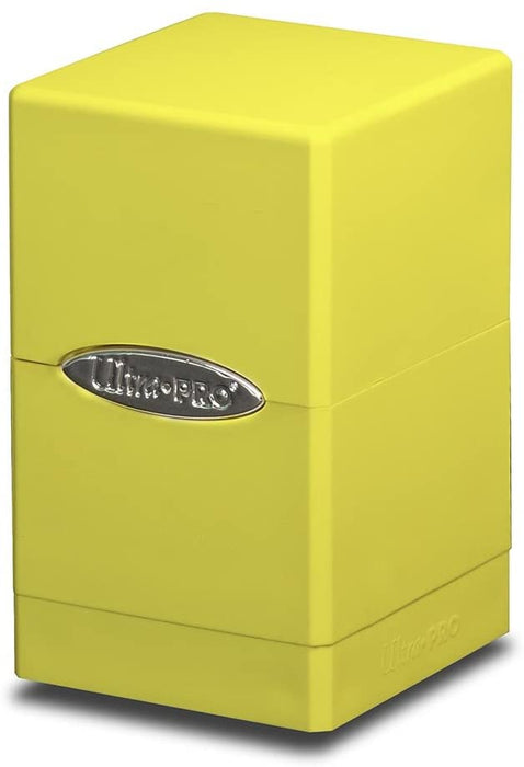 Ultra PRO Deck Box - Satin Tower - Bright Yellow