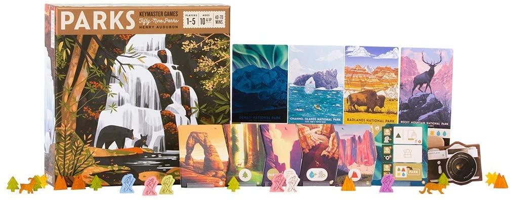PARKS Board Game - a Family and Strategy game about National Parks
