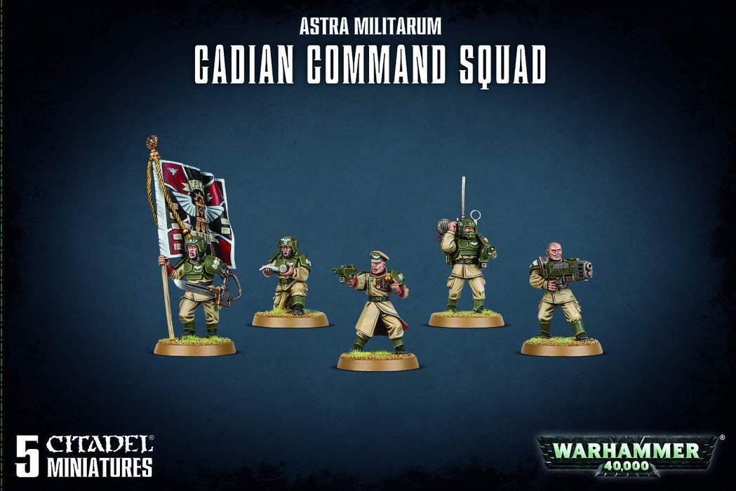Warhammer 40K: Astra Militarium - Cadian Command Squad