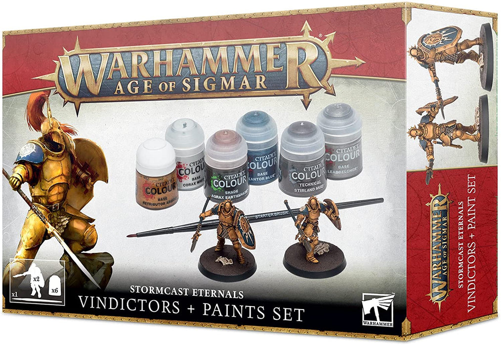 Warhammer: Age of Sigmar  Stormcast Eternals Vindicators + Paint Set