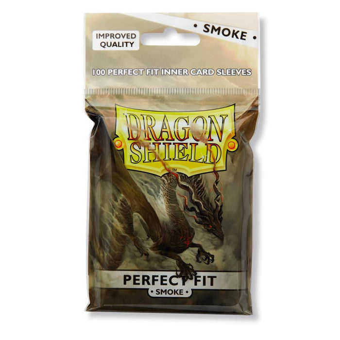 Dragon Shield Perfect Fit Sleeve - Smoke 'Fuligo' 100ct