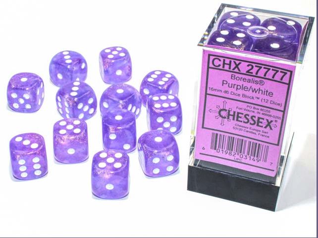 Chessex: D6 Borealis™ Dice Set - 16mm