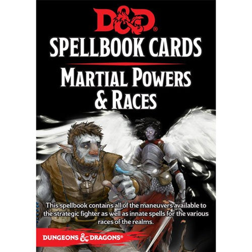 Dungeons and Dragons RPG: Spellbook Cards Martial Powers & Races