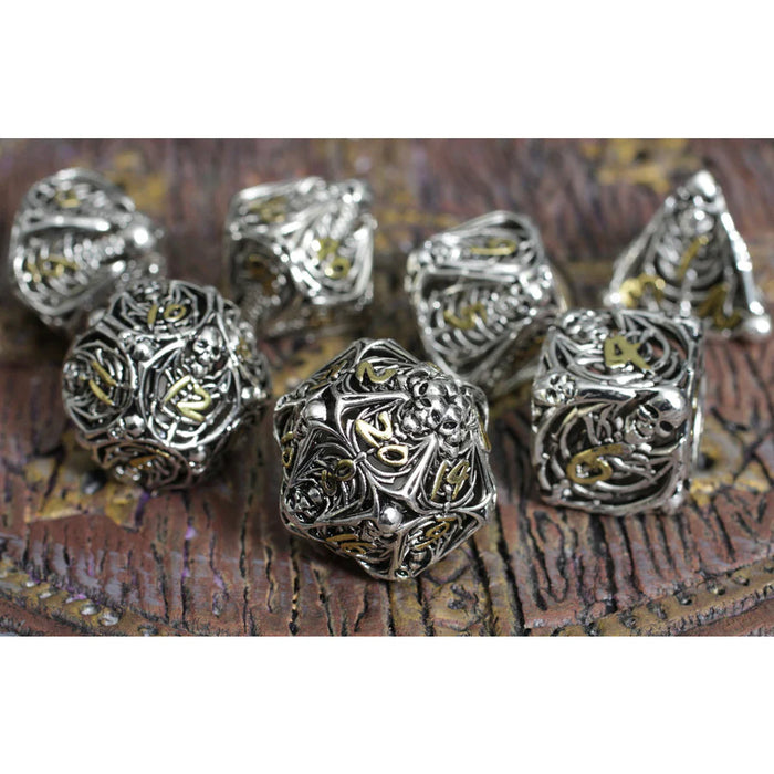 Lich's Throne Hollow Metal Dice Set