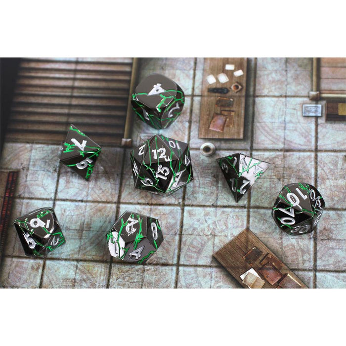 Forged Dice: Verdant Storm Set of 7