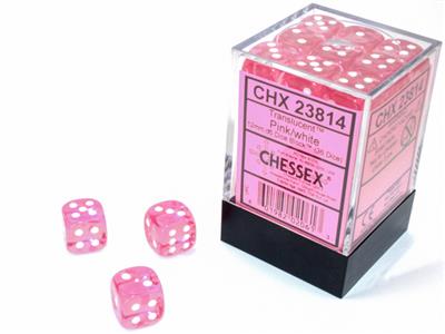 Chessex: D6 Translucent Dice Block - 12mm
