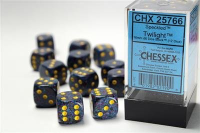 Chessex: D6 Speckled Dice Set- 16mm