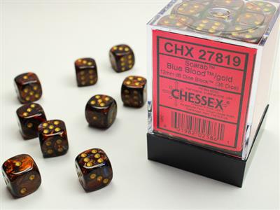 Chessex: D6 Scarab™ Dice sets - 12mm