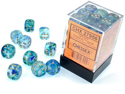 Chessex: D6  Nebula™ Dice sets - 12mm