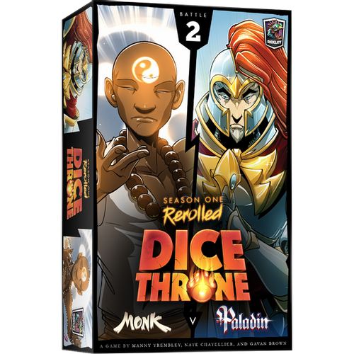 Dice Throne Season 1 Rerolled: Box 2 - Monk vs Paladin