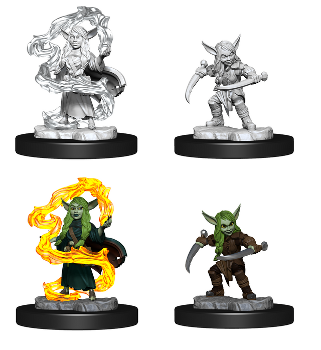 D&D Nolzur's Marvelous Unpainted Minis: Goblin Sorcerer and Rogue - W1