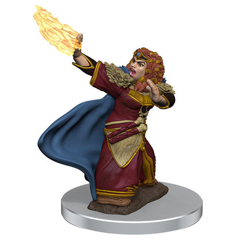 D&D Premium Painted Figure: Dwarf Wizard - Female - W7
